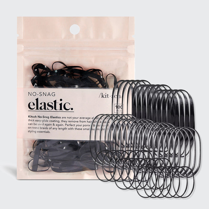 No-Snag Elastico 100pc (Nero)