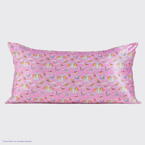Lisa Frank x Kitsch Satin Pillowcase in Angel Kitty™ - King