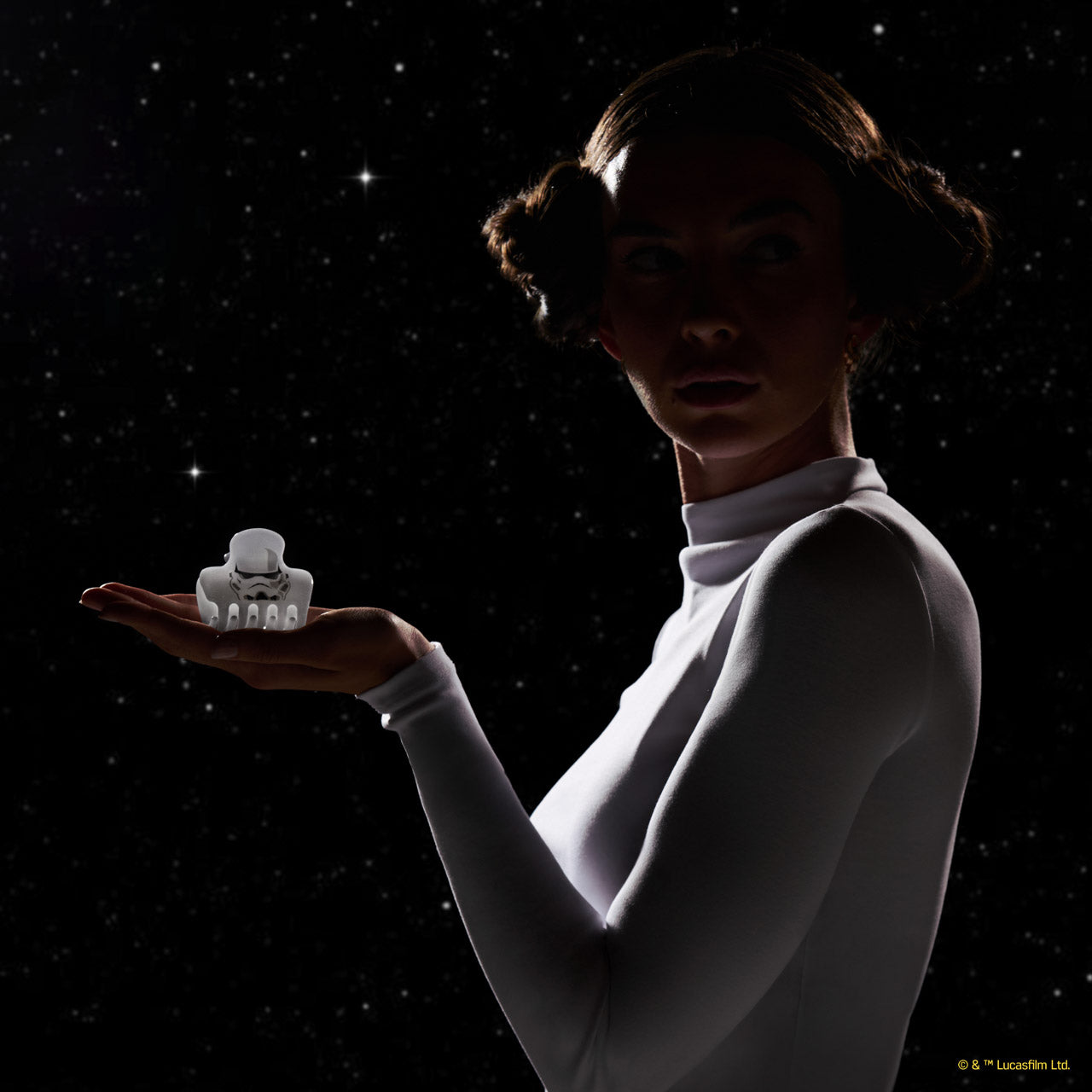 Star Wars™ & Kitsch Glitter Cloud Clip in Stormtrooper