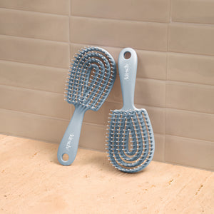 Haze Blue Detangling Flexi Brush - Mini