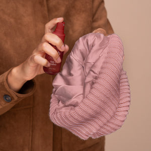 Glazey™ Satin-Lined Beanie in Blush