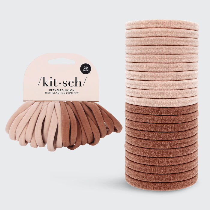 Elastische Haarbänder 20er Pack - Blush