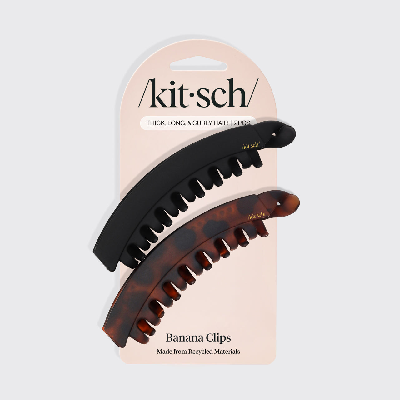 Banana Clip 2uds - Negro y Carey