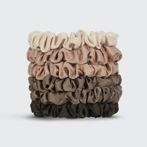 Ultra Petite Satin Scrunchies 6τμχ - Ευκάλυπτος