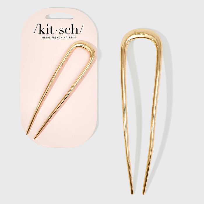 Gold French Hair Pin