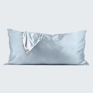 King Satin Pillowcase - Haze Blue