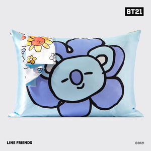 غطاء وسادة ساتان من BT21 يلتقي Kitsch - KOYA