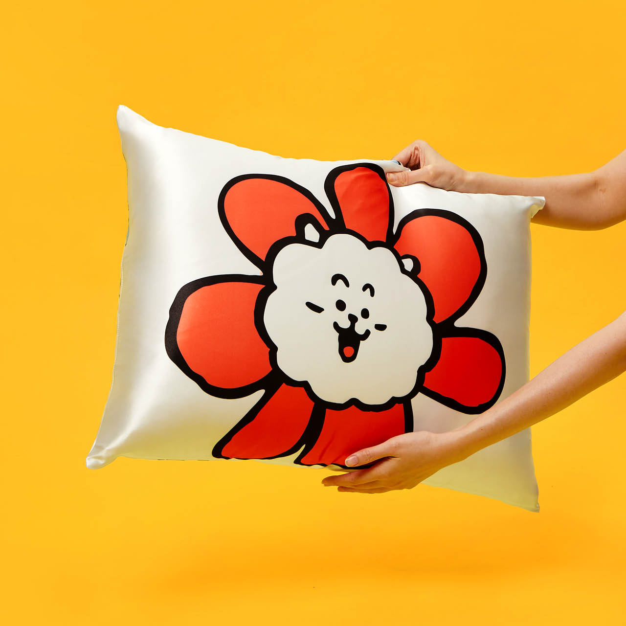 BT21 x Kitsch Σατέν μαξιλαροθήκη Standard - RJ