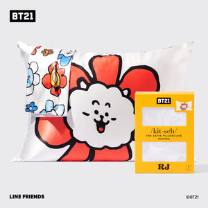 BT21 x Kitsch Funda de almohada de satén - RJ