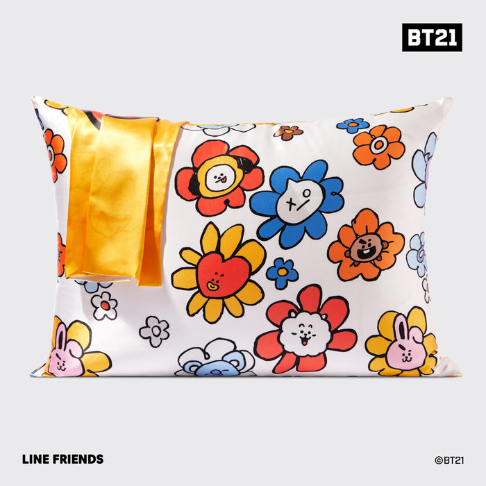 Kitsch x BT21 Taie d'oreiller en satin - CHIMMY