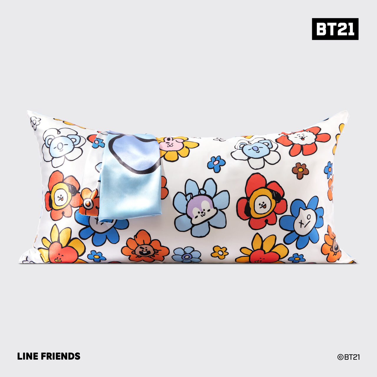 BT21 x Kitsch Σατέν μαξιλαροθήκη King - Koya