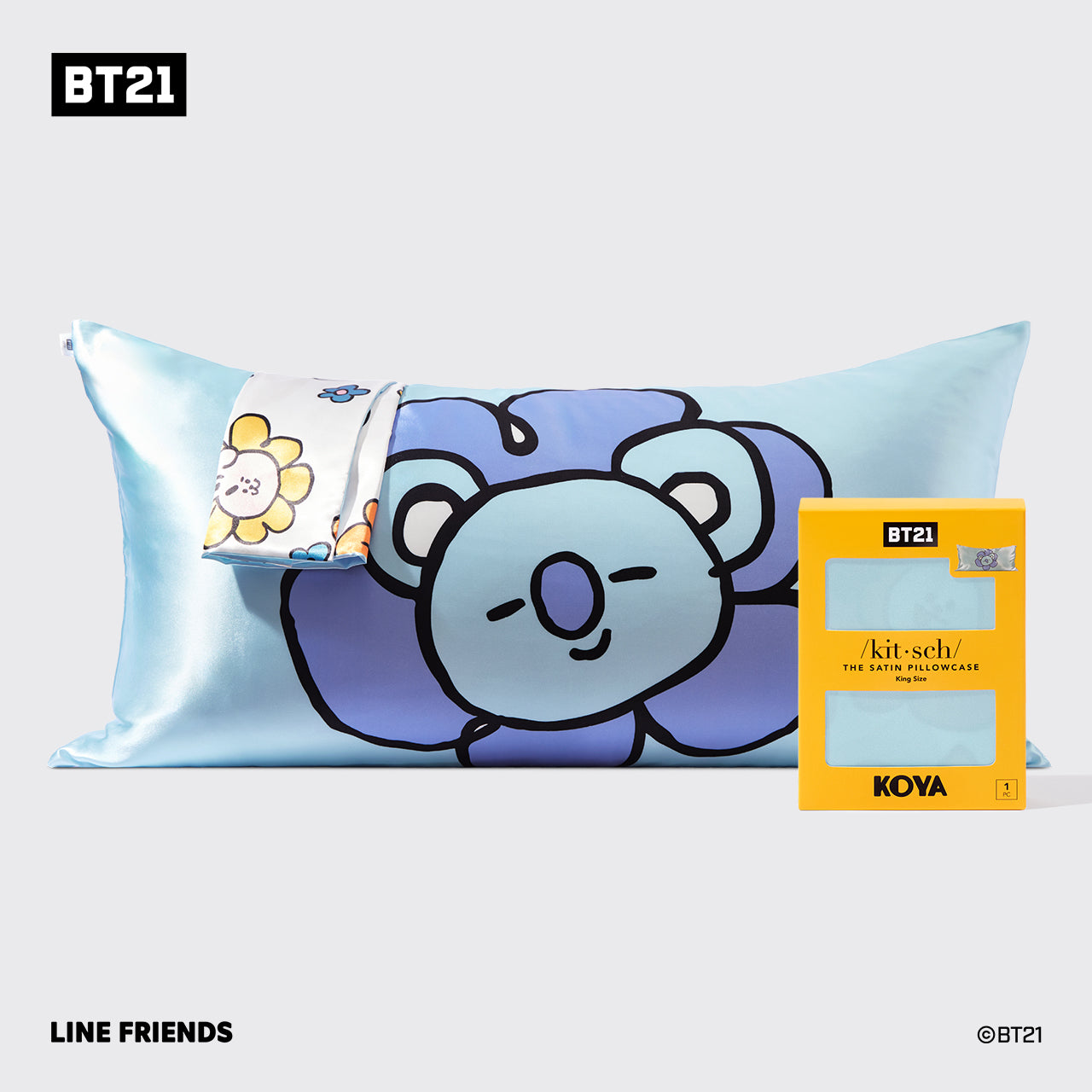 غطاء وسادة BT21 يلتقي Kitsch King - KOYA