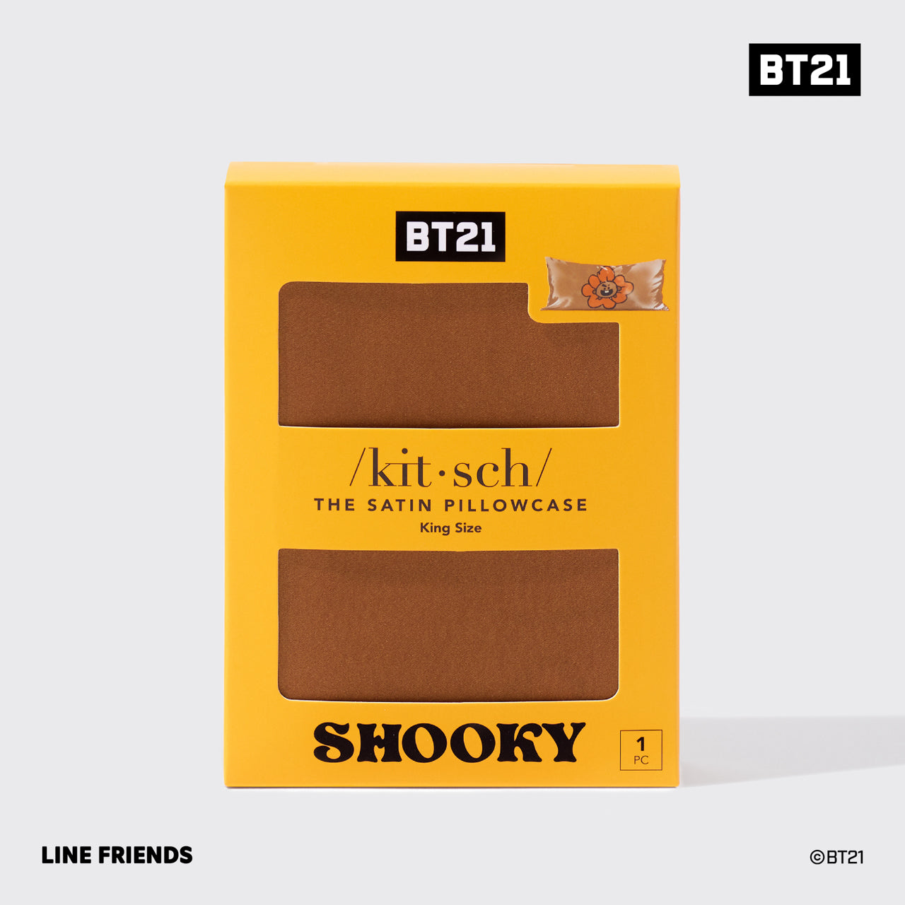 BT21 meets Kitsch King Kussensloop - SHOOKY