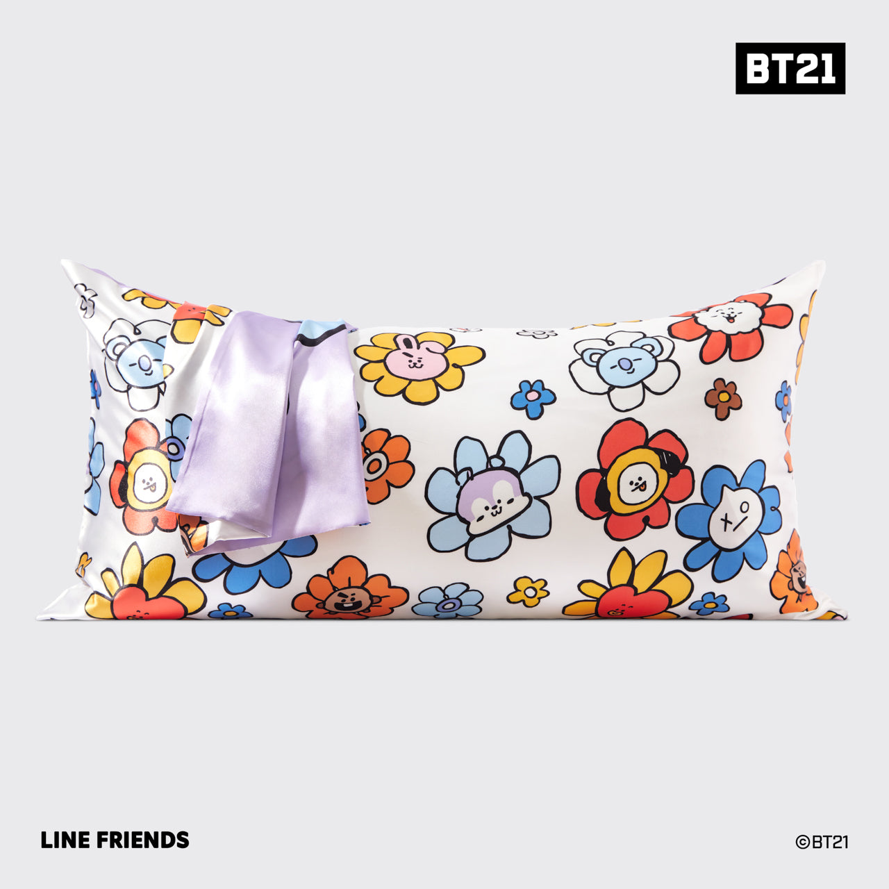 BT21 يلتقي Kitsch King Pillowcase - MANG