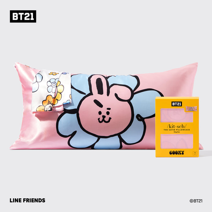 BT21 meets Kitsch King Pillowcase - COOKY