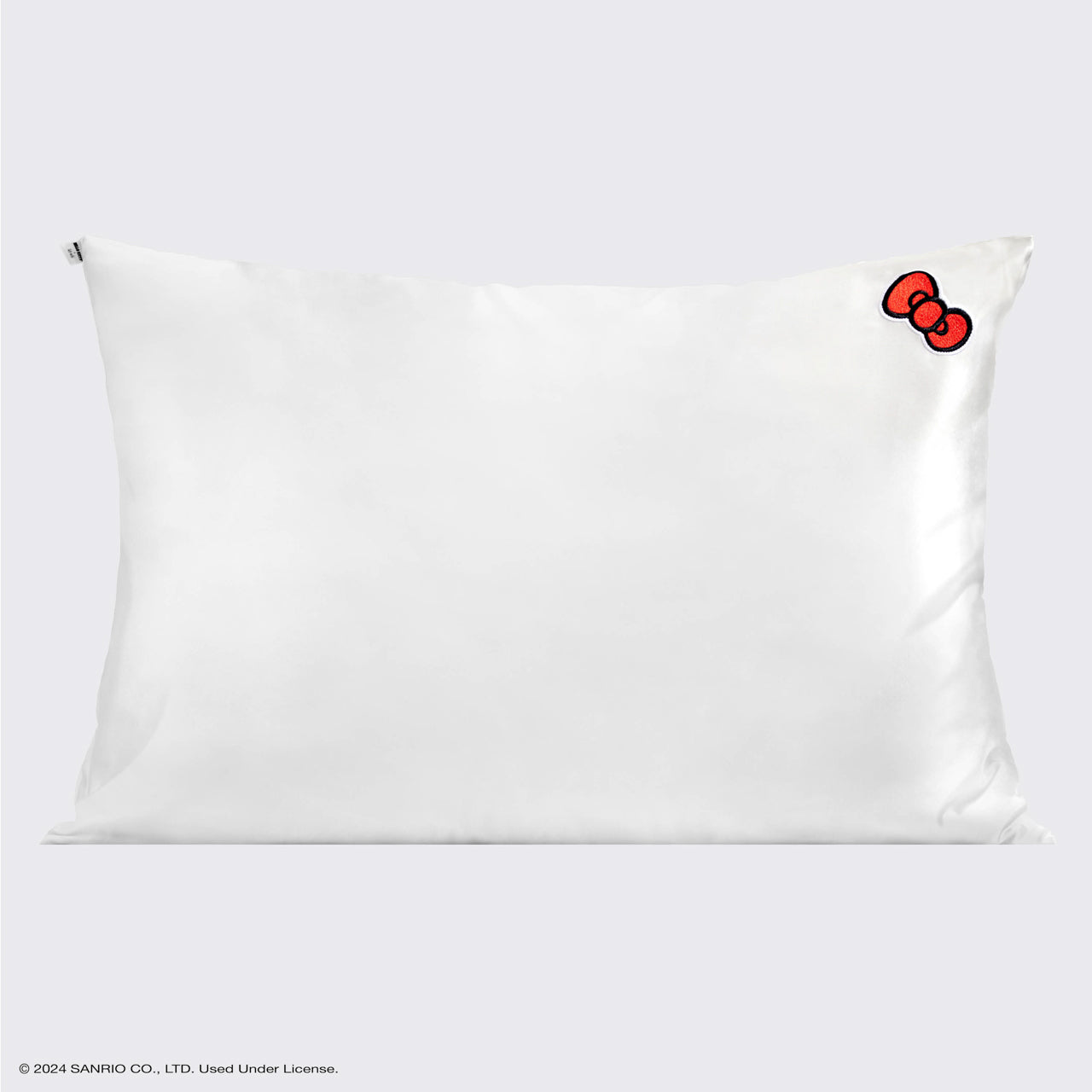 Kitsch x Hello Kitty Satin Pillowcase - Ivory Hello Kitty Bow