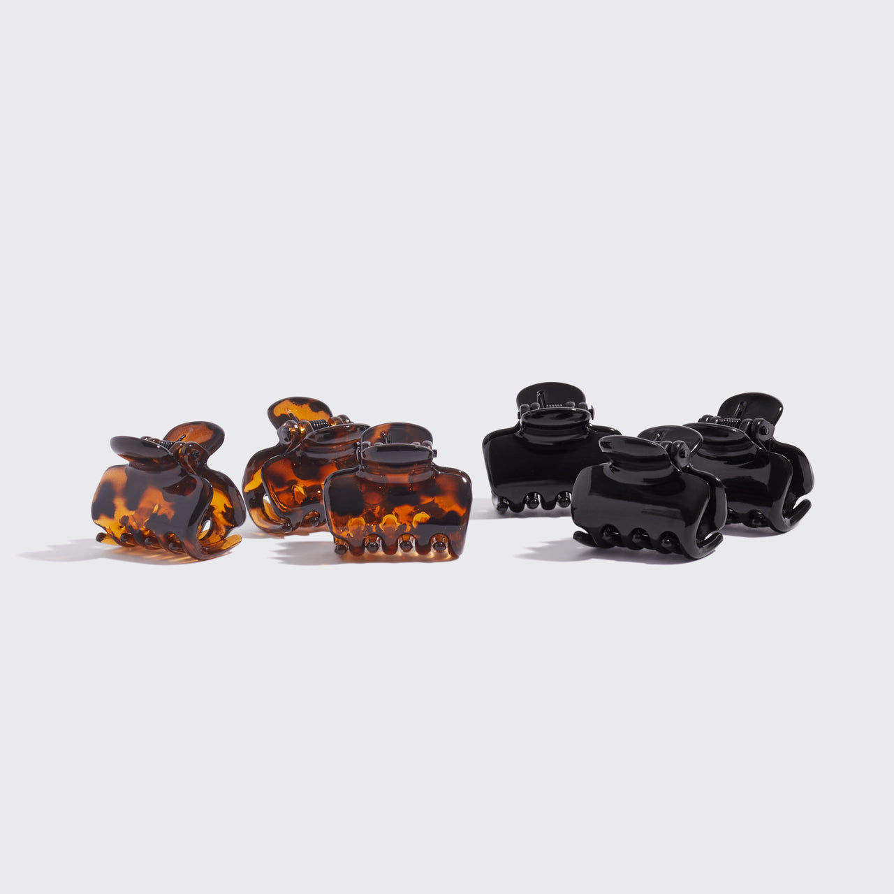 Cloud Clips 2pc Set - Black & Tort