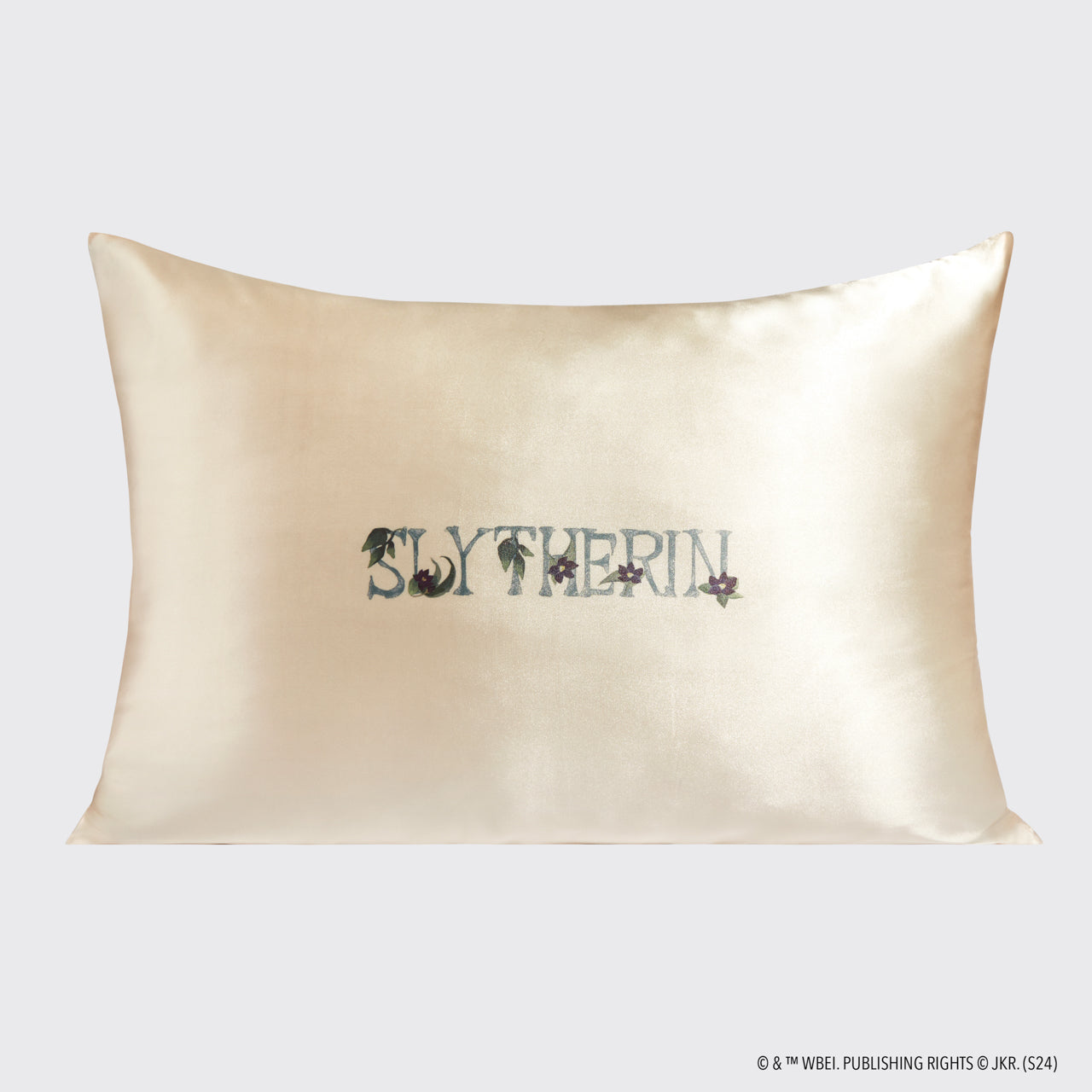 Harry Potter x Kitsch Funda de almohada de satén Estándar - Slytherin