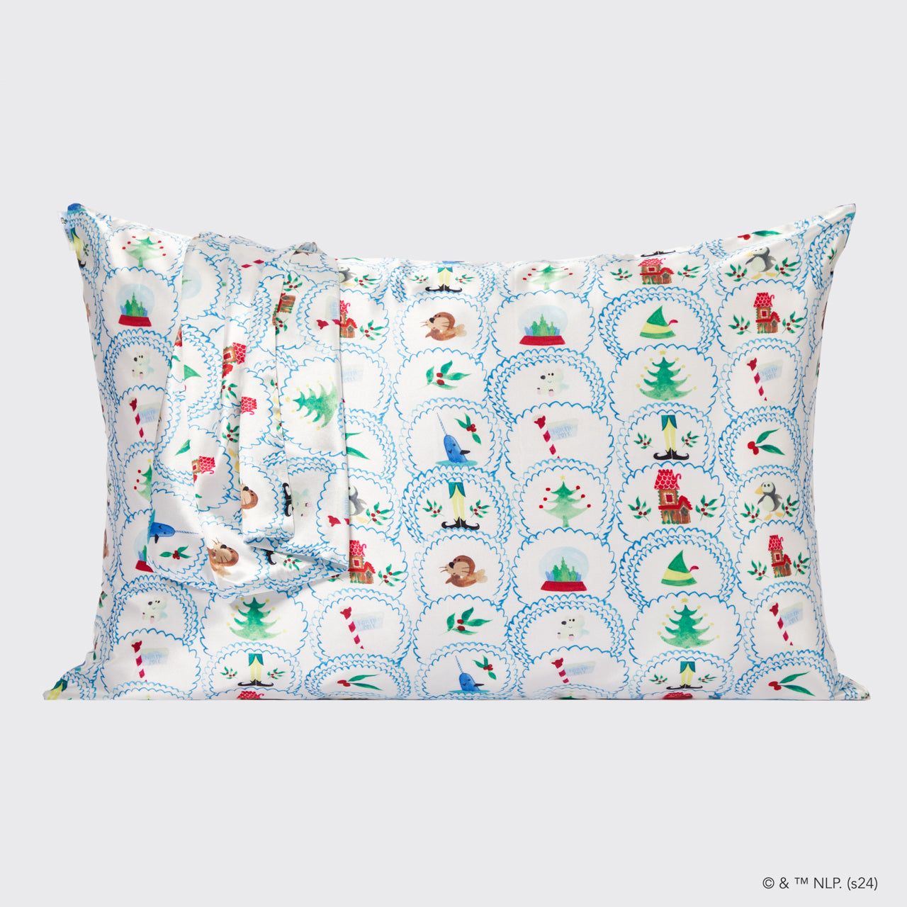 Elf x Kitsch Satin Pillowcase Standard - North Pole