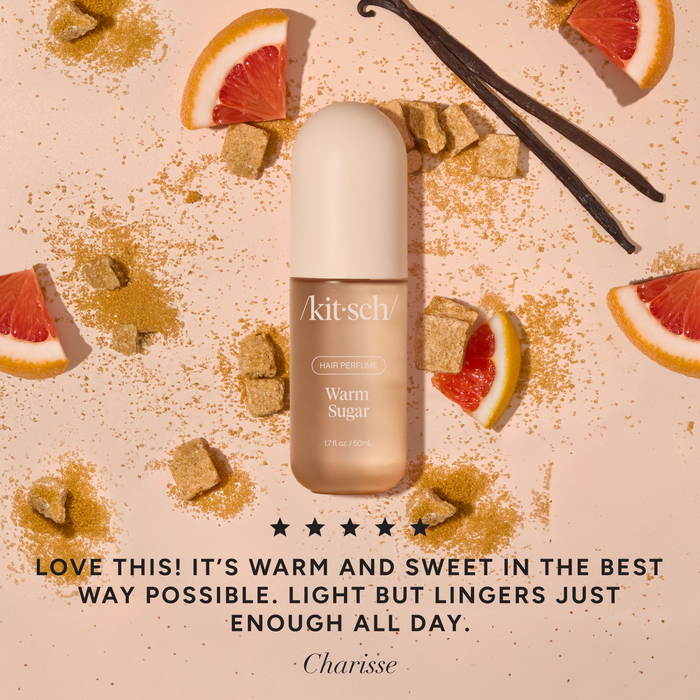 Profumo per capelli allo zucchero caldo