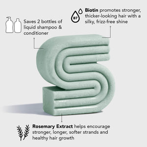 Rosmarin & Biotin Volumizing Shampoo Bar