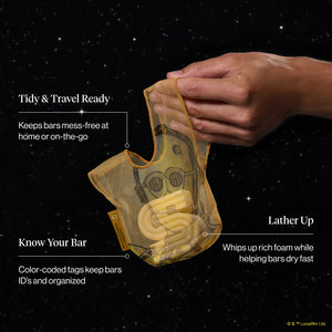 Star Wars™ & Kitsch Shampoo Bar Saver Bag - C-3PO