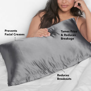 King Pillowcase - Charcoal